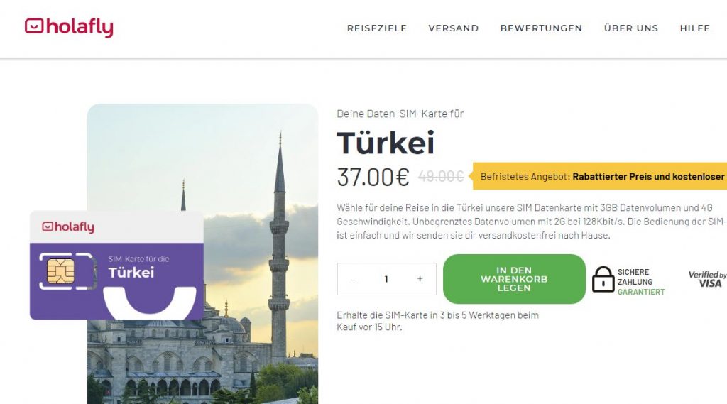 SIM Karte Türkei