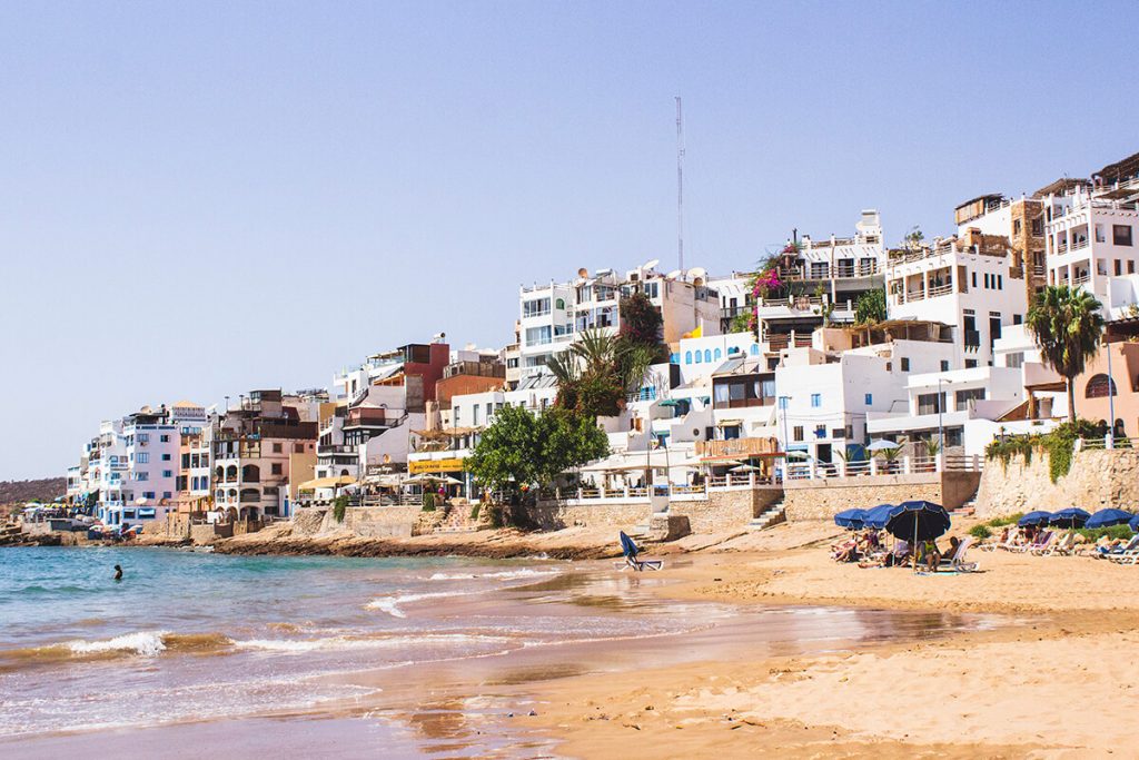 Währungsumtausch Marokko Strand